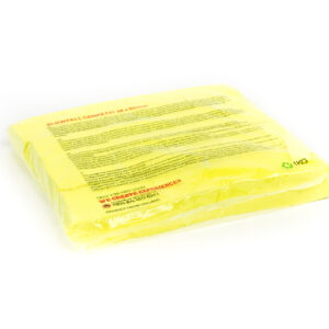 TCM FX - Lassú esésű UV Konfetti Téglalapok 55x17mm- UV Citromsárga - 1 kg