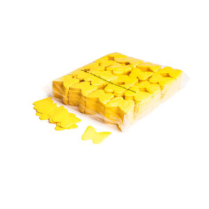 TCM FX - Lassú esésű Konfetti Pillangó Ø 55mm - Yellow - 1 kg