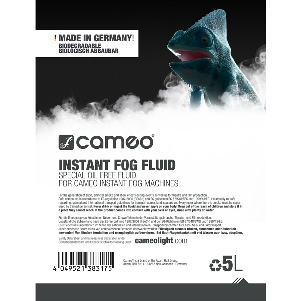 Cameo INSTANT FOG FLUID 5 L - Image 2