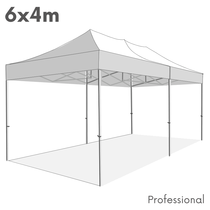 6x4 m Professional sátor