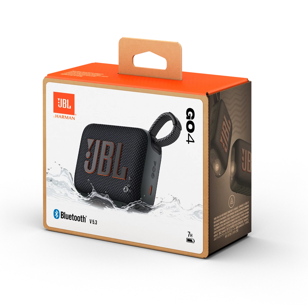 JBL GO 4 hordozható bluetooth hangszóró, fekete - Image 5