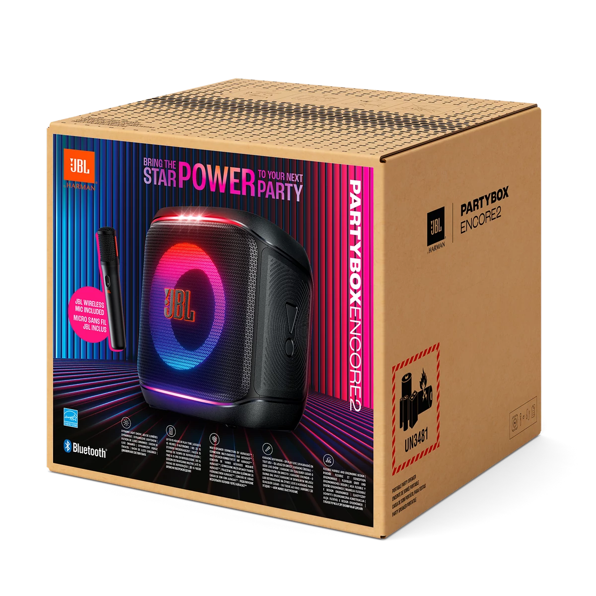 JBL PartyBox Encore 2 Bluetooth hangsugárzó mikrofonnal - Image 8