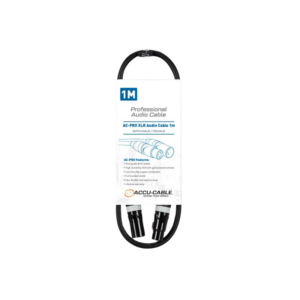 AC-PRO XLR audio cable 1m