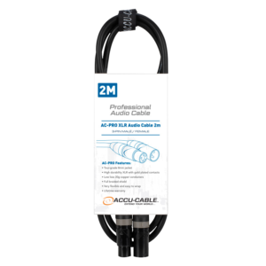 AC-PRO XLR audio cable 2m