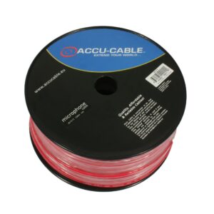 AC-MC/100R-R Microcable roll 100m red
