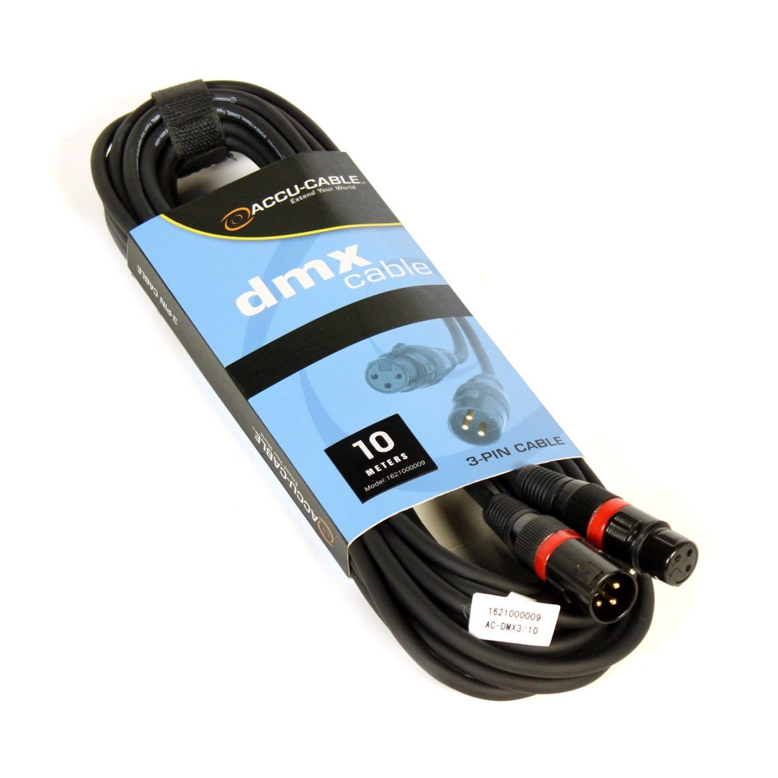 AC-DMX3/10 3 p. XLRm/3 p. XLRf 10m DMX - Image 2