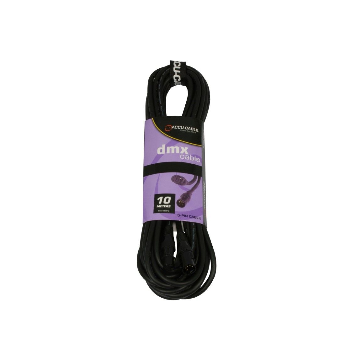 AC-DMX5/10 - 5 p. XLRm/5 p. XLR f 10m - Image 2