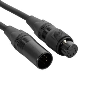DMX 5pin IP65 1,5m STR