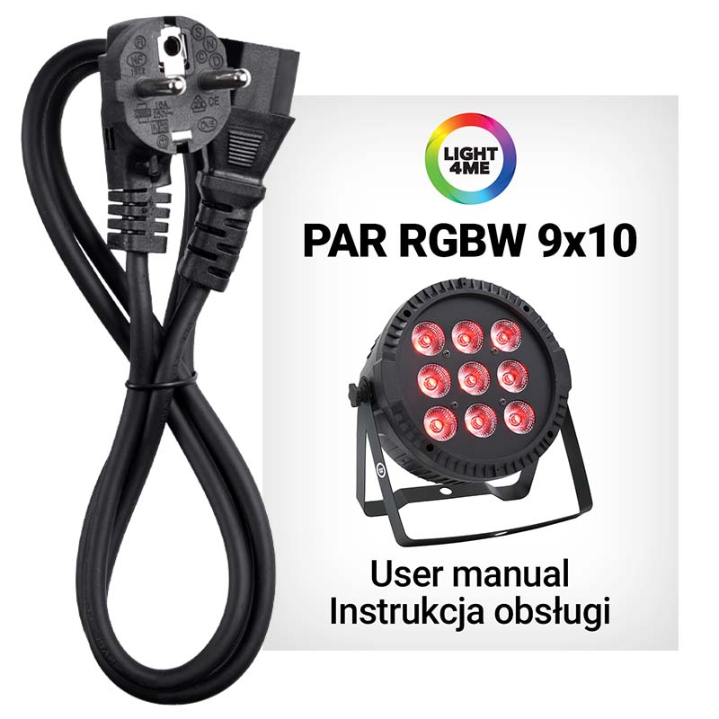 Light4Me LED PAR 9x10W RGBW - Image 5
