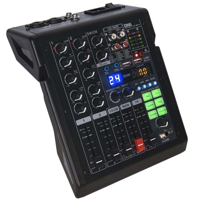 DNA EF-MIX-4 Keverő USB, MP3, Bluetooth