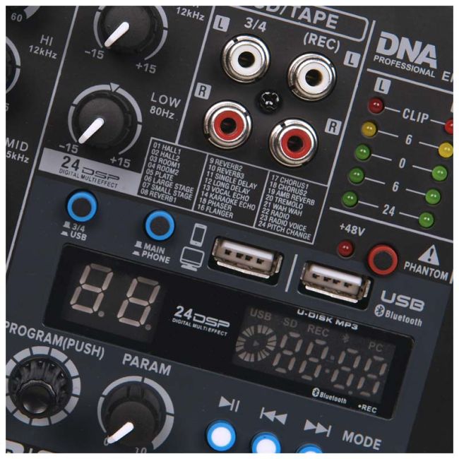 DNA EF-MIX-4 Keverő USB, MP3, Bluetooth - Image 7
