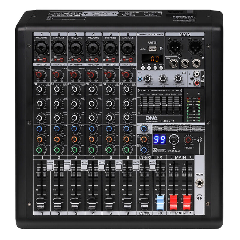 DNA HLC6 MKII Analog 6 csatornás keverő
