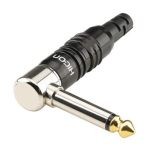 HICON HI-J63MA07 jack (6,3mm), 2-pole, 90° angled
