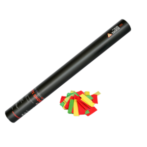TCM FX - Kézi működtetésű Konfetti Ágyú 50cm - Piros/Zöld/Sárga
