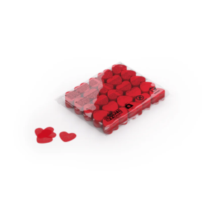 Confetti Store - Lassú esésű Konfetti Szív Ø 55mm - Piros - 1 kg