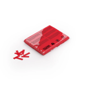 Confetti Store - Lassú esésű Konfetti Téglalapok 55x17mm - Piros - 1 kg