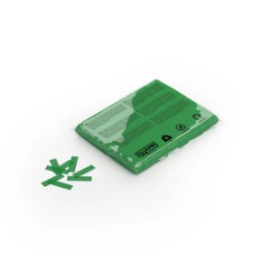 Confetti Store - Lassú esésű Konfetti Téglalapok 55x17mm - Sötétzöld - 1 kg