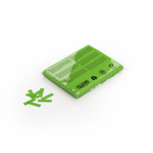 Confetti Store - Lassú esésű Konfetti Téglalapok 55x17mm - Világoszöld - 1 kg