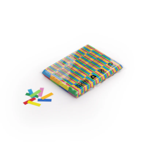 Confetti Store - Lassú esésű Konfetti Téglalapok 55x17mm - Többszínű - 1 kg