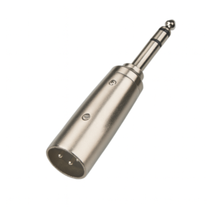 SADA09-1 - XLR Papa - 6.3mm Papa Sztereo Jack Adapter